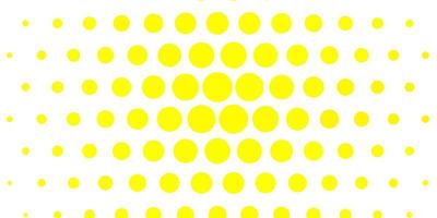 Light Yellow vector template with circles.