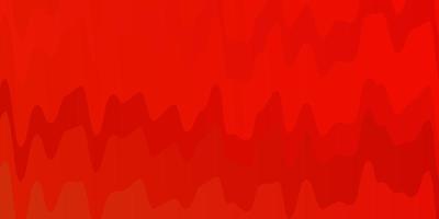 Light Red vector pattern with curved lines.