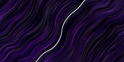 Dark Purple Pattern with Curved Lines vector