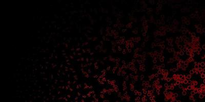 Dark Brown Pattern with Female Symbols vector