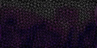 Dark purple vector polygonal pattern.