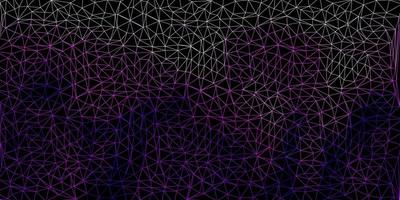 Dark purple vector polygonal pattern.