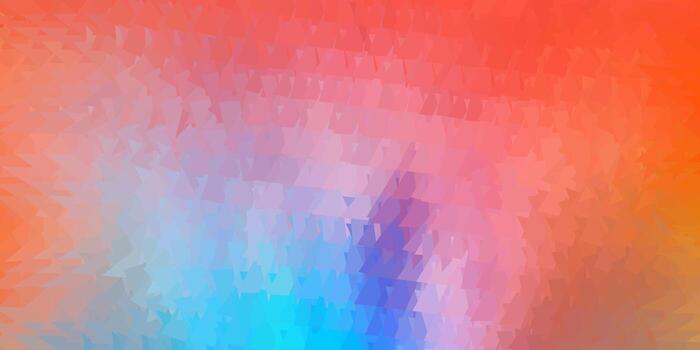 patrón de triángulo abstracto multicolor claro vector