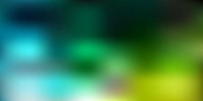 Light blue, green vector gradient blur pattern.