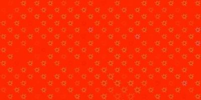 Light orange vector pattern with coronavirus elements.