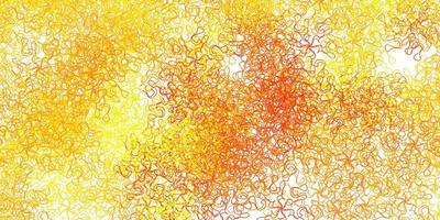Light orange vector background with wry lines.