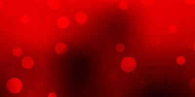 Dark red vector background with random forms.