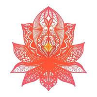 Flower Lotus Tattoo vector