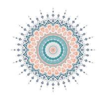 Mandala Line Template vector