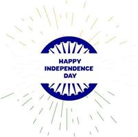 Feliz día de la independencia vector