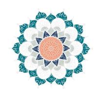 Mandala Line Template vector