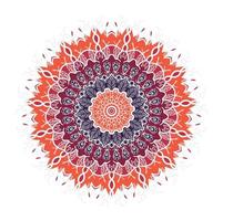 Mandala Line Template vector