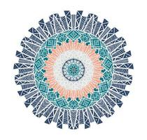 Mandala Line Template vector