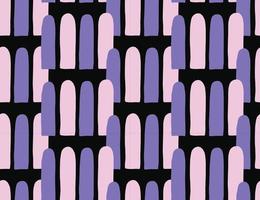 Vector texture background, seamless pattern. Hand drawn, purple, pink, black colors.