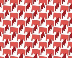 Vector texture background, seamless pattern. Hand drawn, red, white colors.