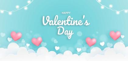 Happy Valentine's Day Poster . vector