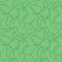 Vector seamless texture background pattern. Hand drawn, green colors.