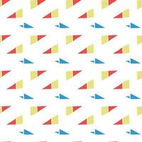 Vector seamless texture background pattern. Hand drawn, white, yellow, blue, red colors.