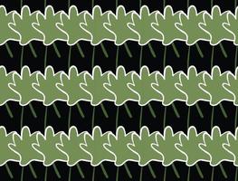 Vector texture background, seamless pattern. Hand drawn, green, black, white colors.