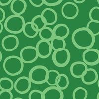 Vector seamless texture background pattern. Hand drawn, green colors.