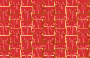 Vector texture background, seamless pattern. Hand drawn, red, yellow colors.