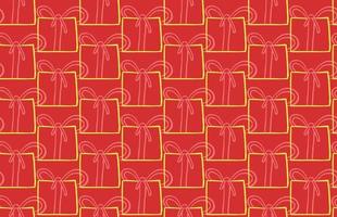 Vector texture background, seamless pattern. Hand drawn, red, yellow colors.