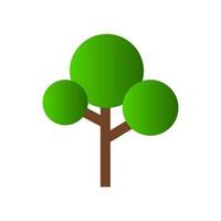 Isometric Tree On White Background vector