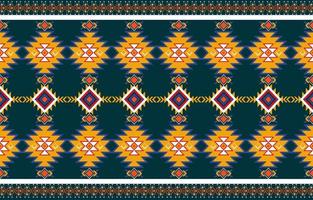 Abstract orange and red geometric native pattern seamless vector.Repeating geometric vector