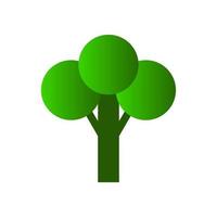 Isometric Tree On White Background vector