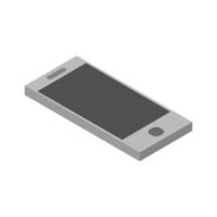 Isometric Smartphone On White Background vector