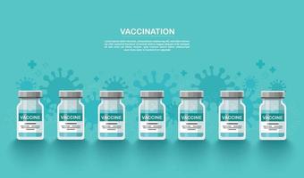 vaccine background. Vaccination concept. Health care and protection. Vector illustration