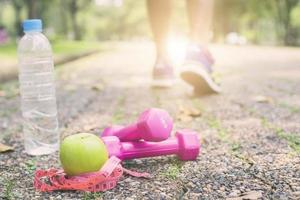 Exercise and fitness diet concept
