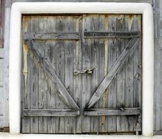Old wood doors photo