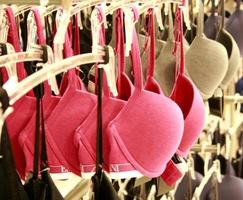 Row of bras photo