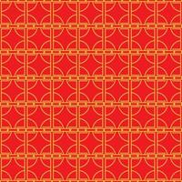 Chinese seamless pattern. Minimal China style geometric background. Vector illustration