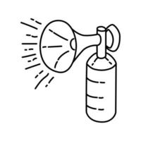 Air Horn Loud Icon. Doodle Hand Drawn or Outline Icon Style vector