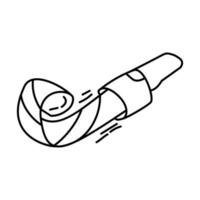 Blower Icon. Doodle Hand Drawn or Outline Icon Style vector