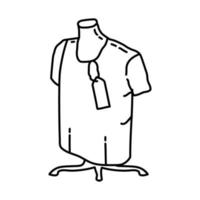 Clothing Sale Icon. Doodle Hand Drawn or Outline Icon Style vector