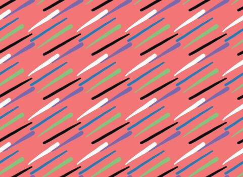 Fondo de textura de vector, patrón sin costuras. dibujado a mano, colorido sobre fondo rojo. vector