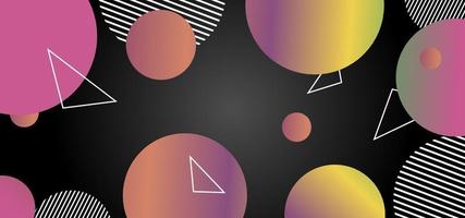 Vector abstract background with geometric shapes.