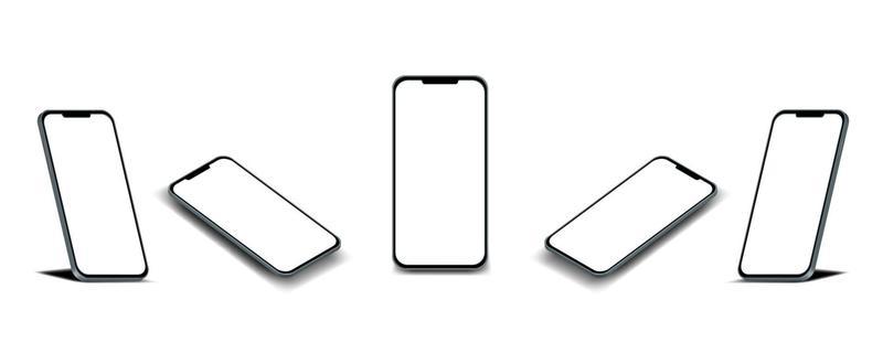 Smartphone display with five angles