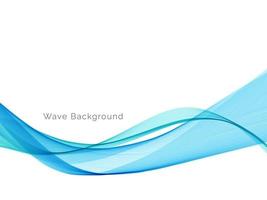 Blue Wave style modern background design