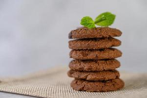 Cookies on a cloth photo