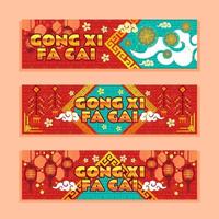 Chinese Lucky Event with Gold and Red Color vector