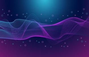 Abstract Dynamic Geometric Wave Background vector