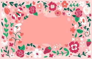 Colorful Floral Background to Welcome Spring vector