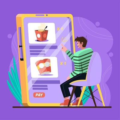 Easy UNTACT Food Delivery from Smartphone