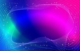 Retro Futurism Galaxy Wire Background vector