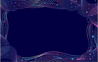 Shiny Neon Wave Background vector