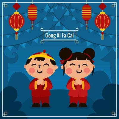 Gong Xi Fa Cai Vector Art, Icons, and Graphics for Free Download